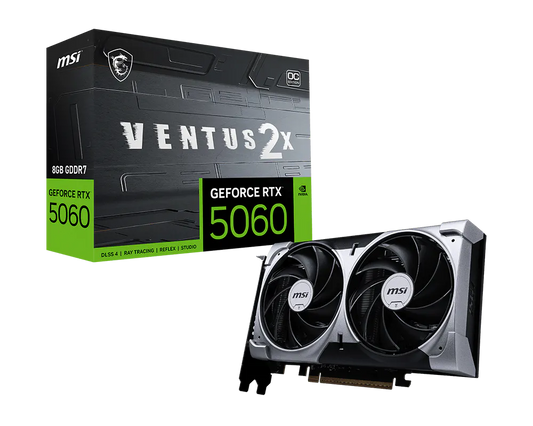 MSI GeForce RTX 5060 8G Ventus 2X OC Graphics Card