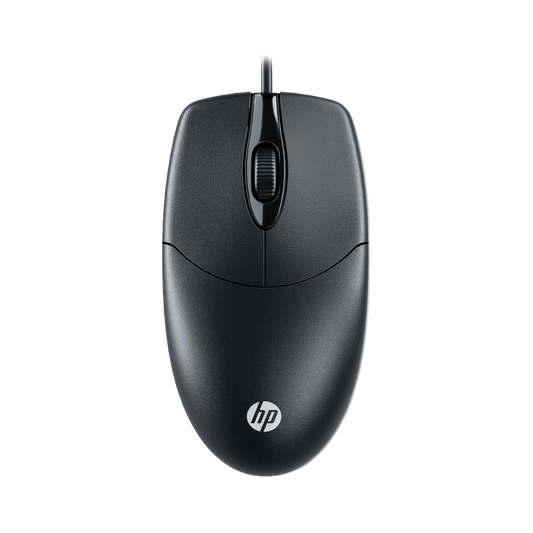 HP M050 Wired USB Optical Mouse (7J4F9AA) — 1200 DPI | 3 Buttons | USB | Ergonomic Design | 1.5m Cable | Plug & Play | Black | 3-Year HP Warranty