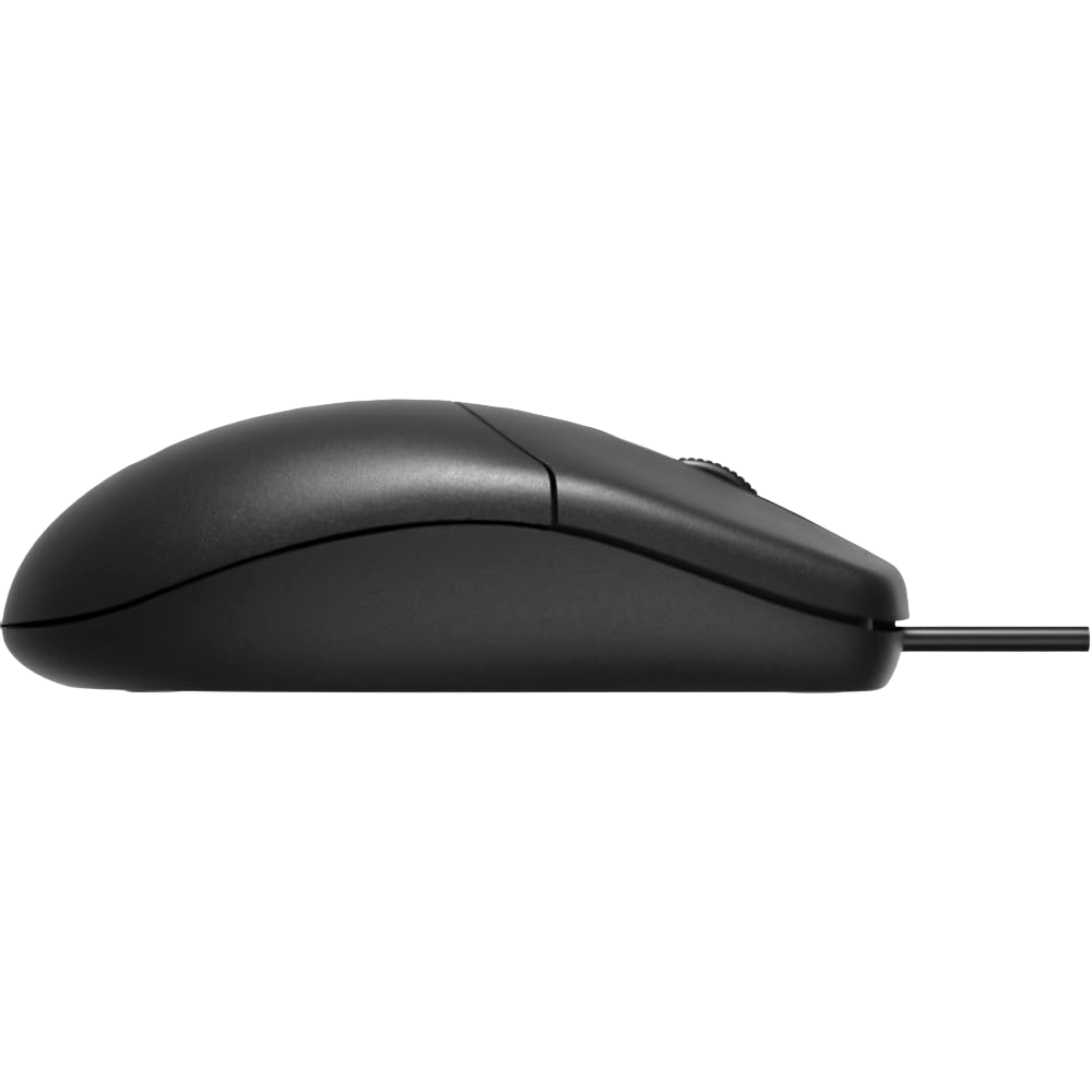 HP M050 Wired USB Optical Mouse (7J4F9AA) — 1200 DPI | 3 Buttons | USB | Ergonomic Design | 1.5m Cable | Plug & Play | Black | 3-Year HP Warranty