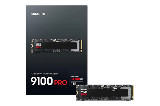 Samsung 9100 Pro NVMe M.2 2280 SSD (1TB–4TB)
