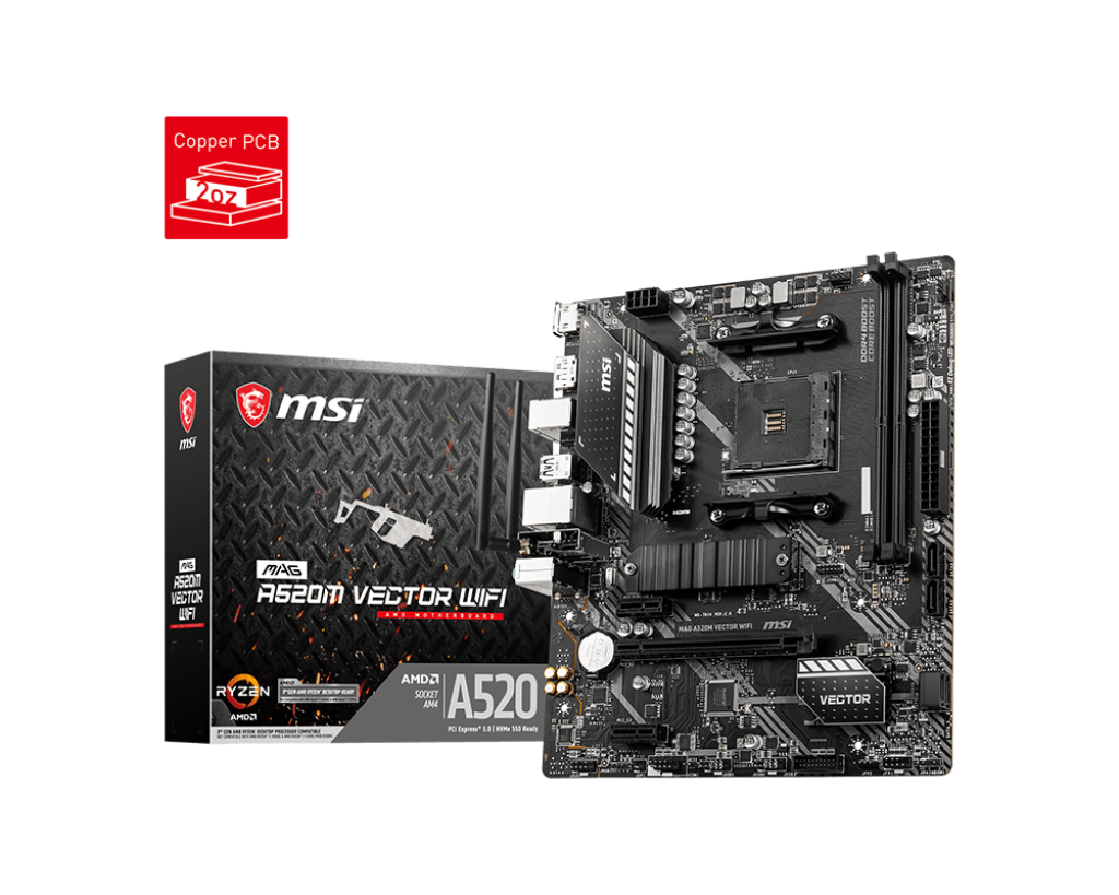 MSI MAG A520M Vector Wi-Fi Motherboard