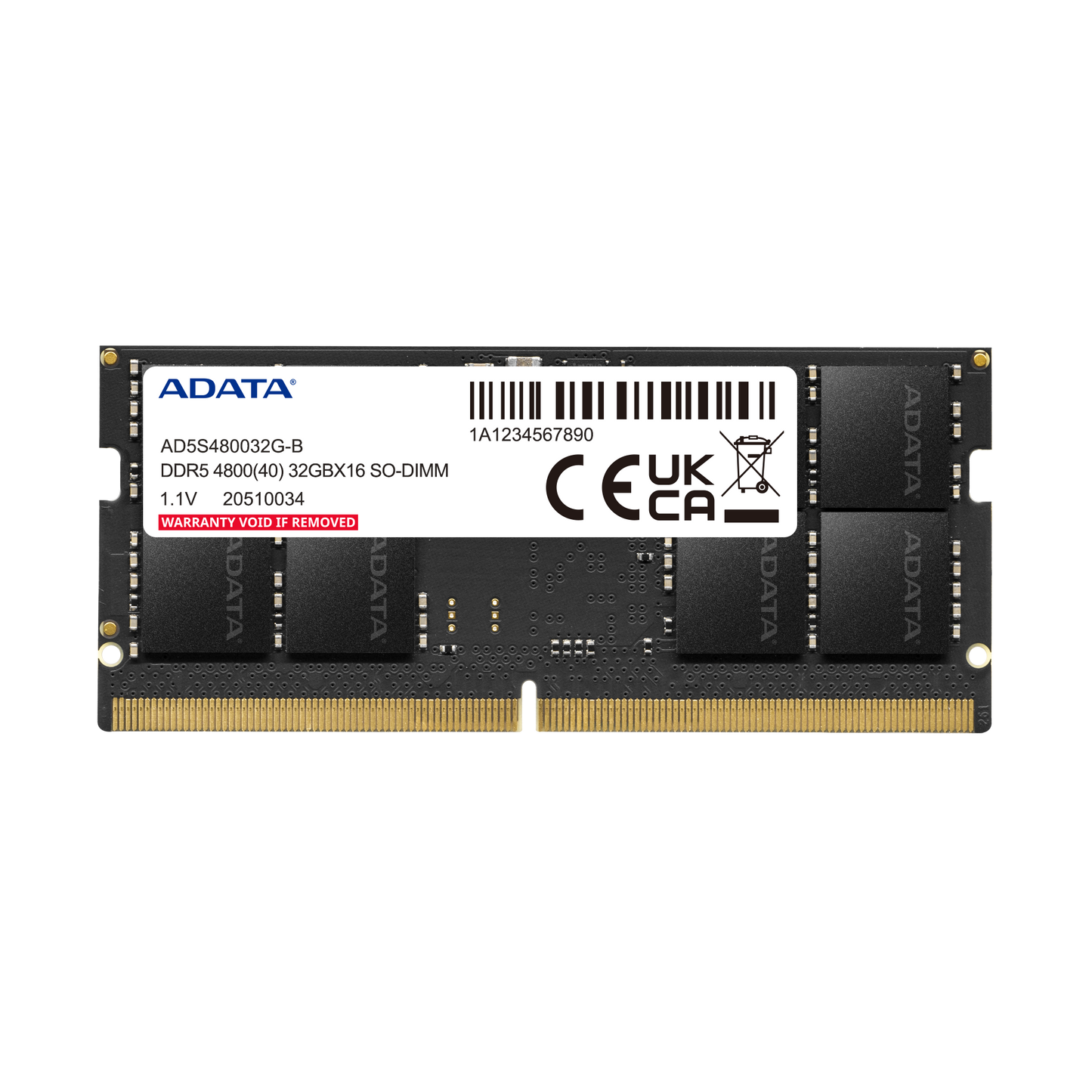 ADATA Premier DDR5 4800 SO-DIMM Memory Module