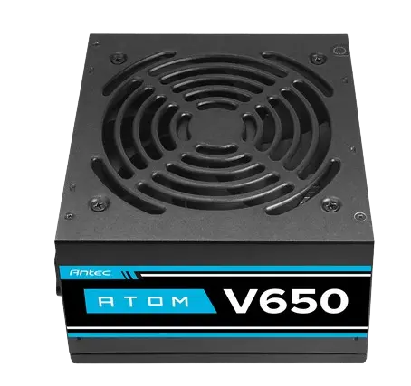 Antec Atom V2 V650 650W Non-Modular Power Supply — Black