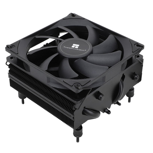 Thermalright AXP90-X53 Black Low-Profile Top-Flow CPU Cooler — Intel LGA1851/1700 / AMD AM5/AM4 | 150W TDP