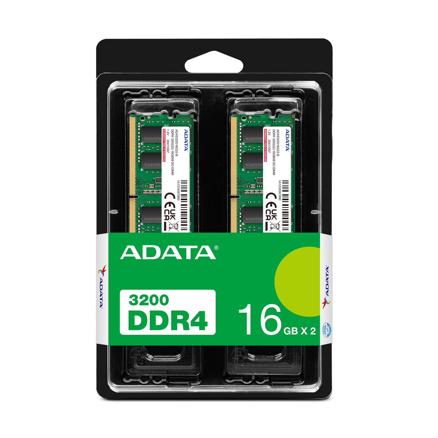 Adata Premier DDR4 3200 SO-DIMM Laptop Memory (Single & Dual Channel Kits)