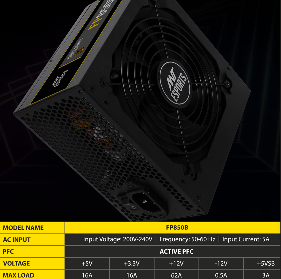 Ant Esports FP750B Power Supply