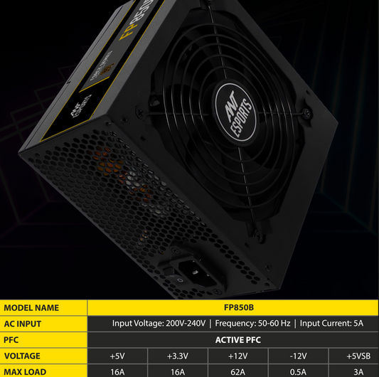 Ant Esports FP750B Power Supply
