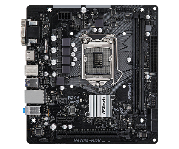 ASRock H470M-HDV Micro-ATX Motherboard