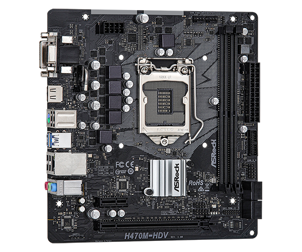 ASRock H470M-HDV Micro-ATX Motherboard