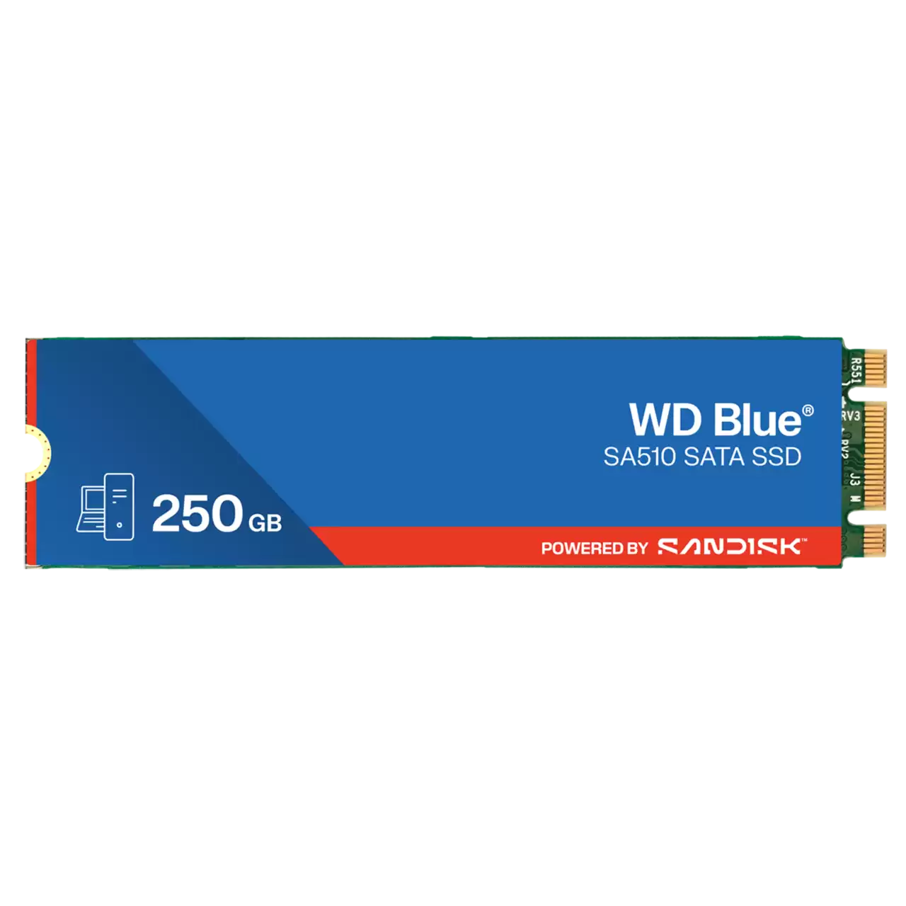 WD Blue SA510 SATA SSD M.2 2280 (250GB/500GB/1TB/2TB)