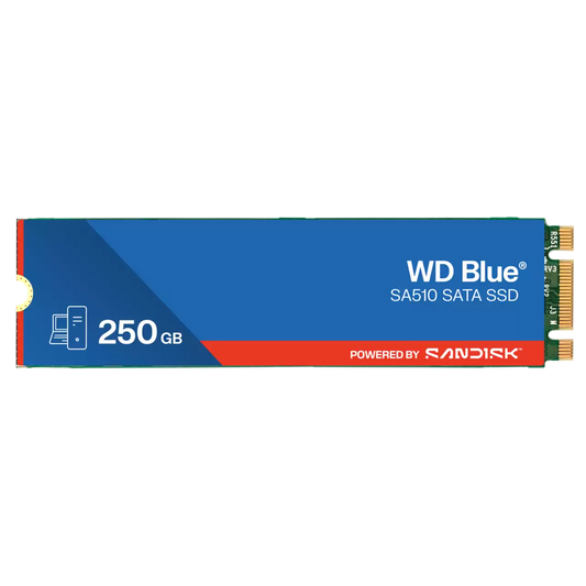 WD Blue SA510 SATA SSD M.2 2280 (250GB/500GB/1TB/2TB)