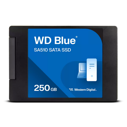 WD Blue SA510 SATA SSD 2.5”/7mm Cased (250GB/500GB/1TB/2TB/4TB)