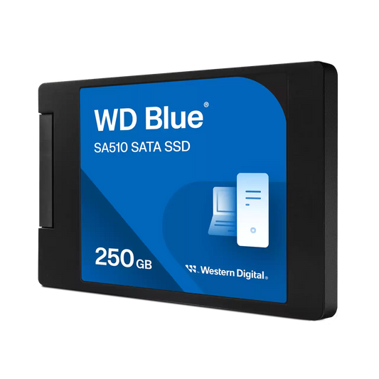 WD Blue SA510 SATA SSD 2.5”/7mm Cased (250GB/500GB/1TB/2TB/4TB)