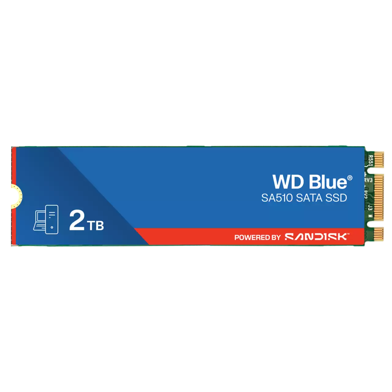 WD Blue SA510 SATA SSD M.2 2280 (250GB/500GB/1TB/2TB)