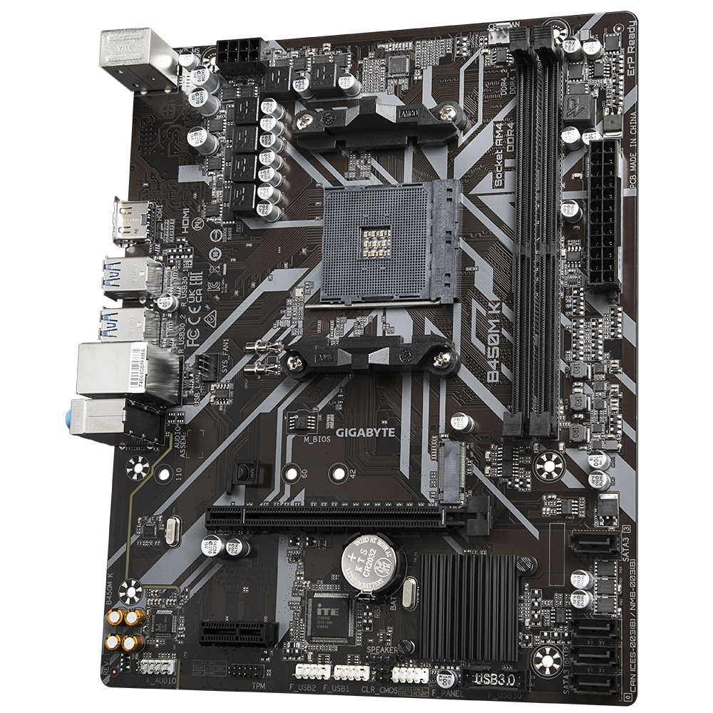 Gigabyte B450M K Motherboard