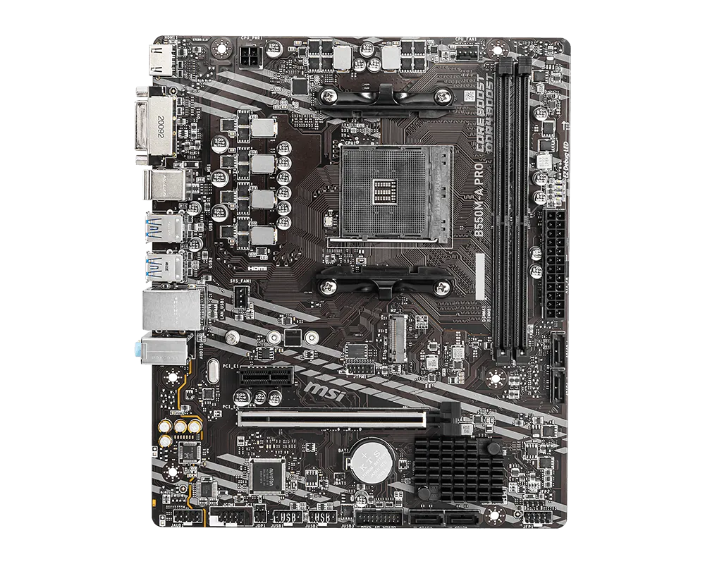 Gigabyte B550M AORUS ELITE AX Rear I/O with Dual Antennas
