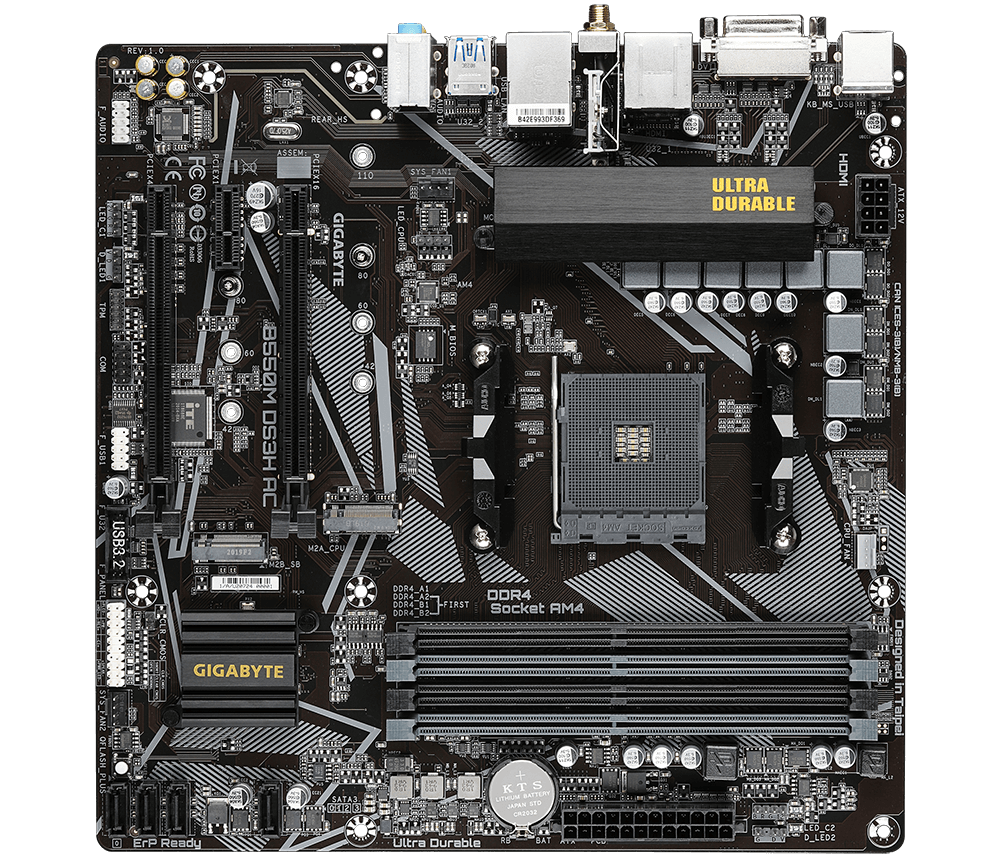 Gigabyte B550M DS3H AC Motherboard
