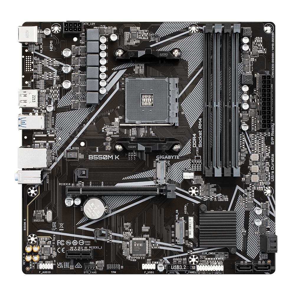 Affordable Gigabyte B550 M K Motherboard