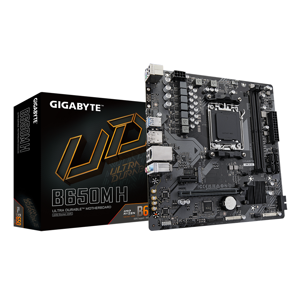 Gigabyte B650M H Motherboard dual-channel DDR5 memory support