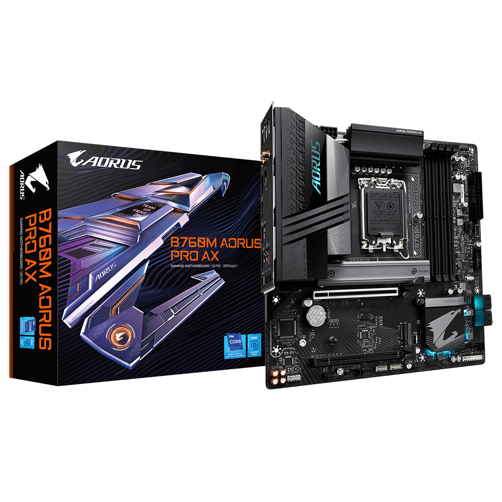 Gigabyte B760M Aorus Pro AX DDR5 Motherboard