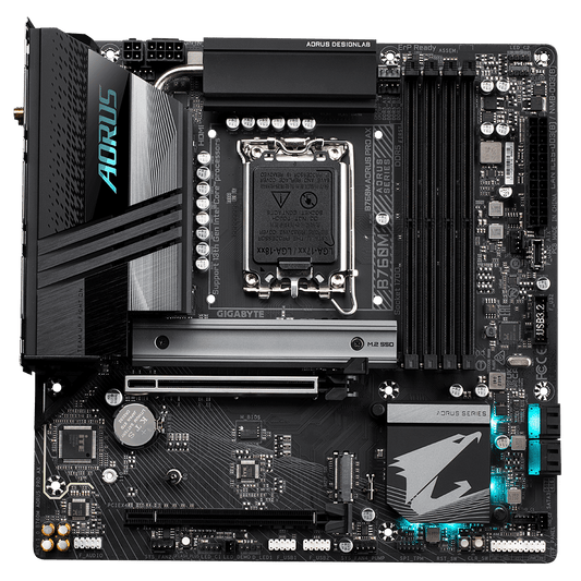Gigabyte B760M Aorus Pro AX DDR5 Motherboard