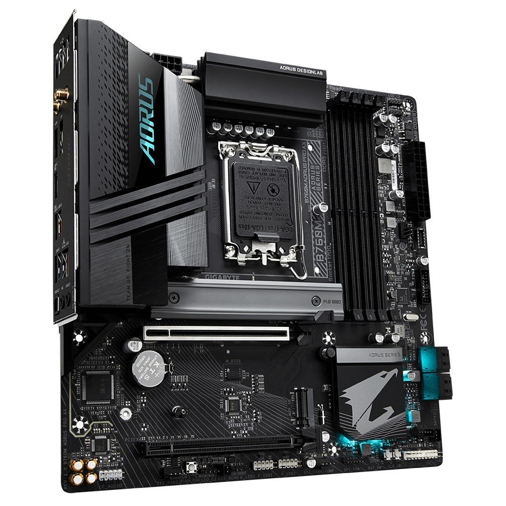 Gigabyte B760M Aorus Pro AX DDR5 Motherboard