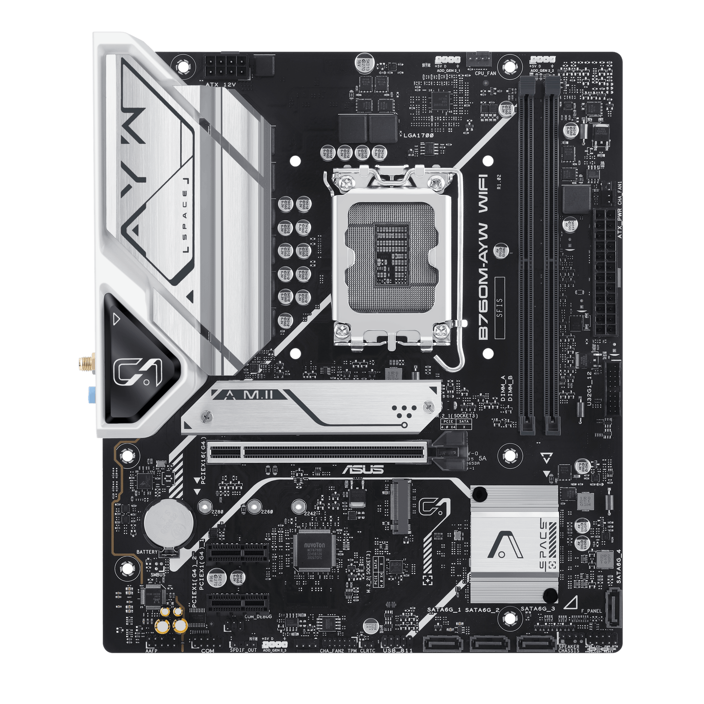 Asus B760M-AYW Wi-Fi Motherboard