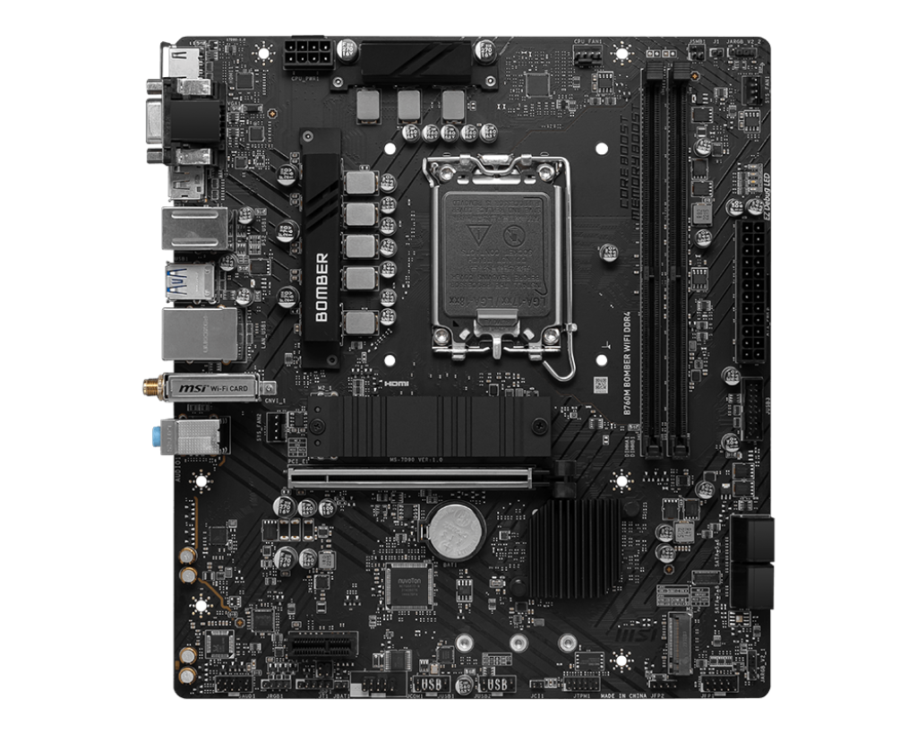 MSI B760M Bomber (Wi-fi) DDR4 Motherboard