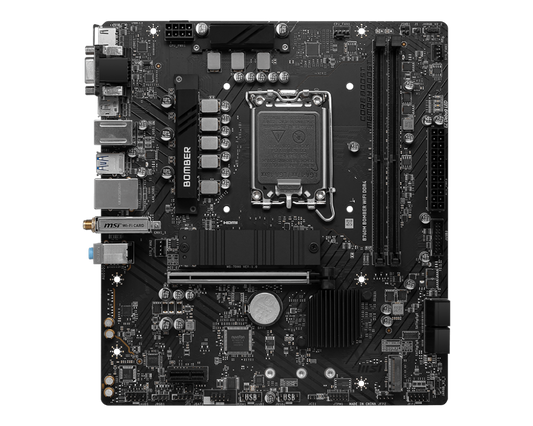 MSI B760M Bomber (Wi-fi) DDR4 Motherboard