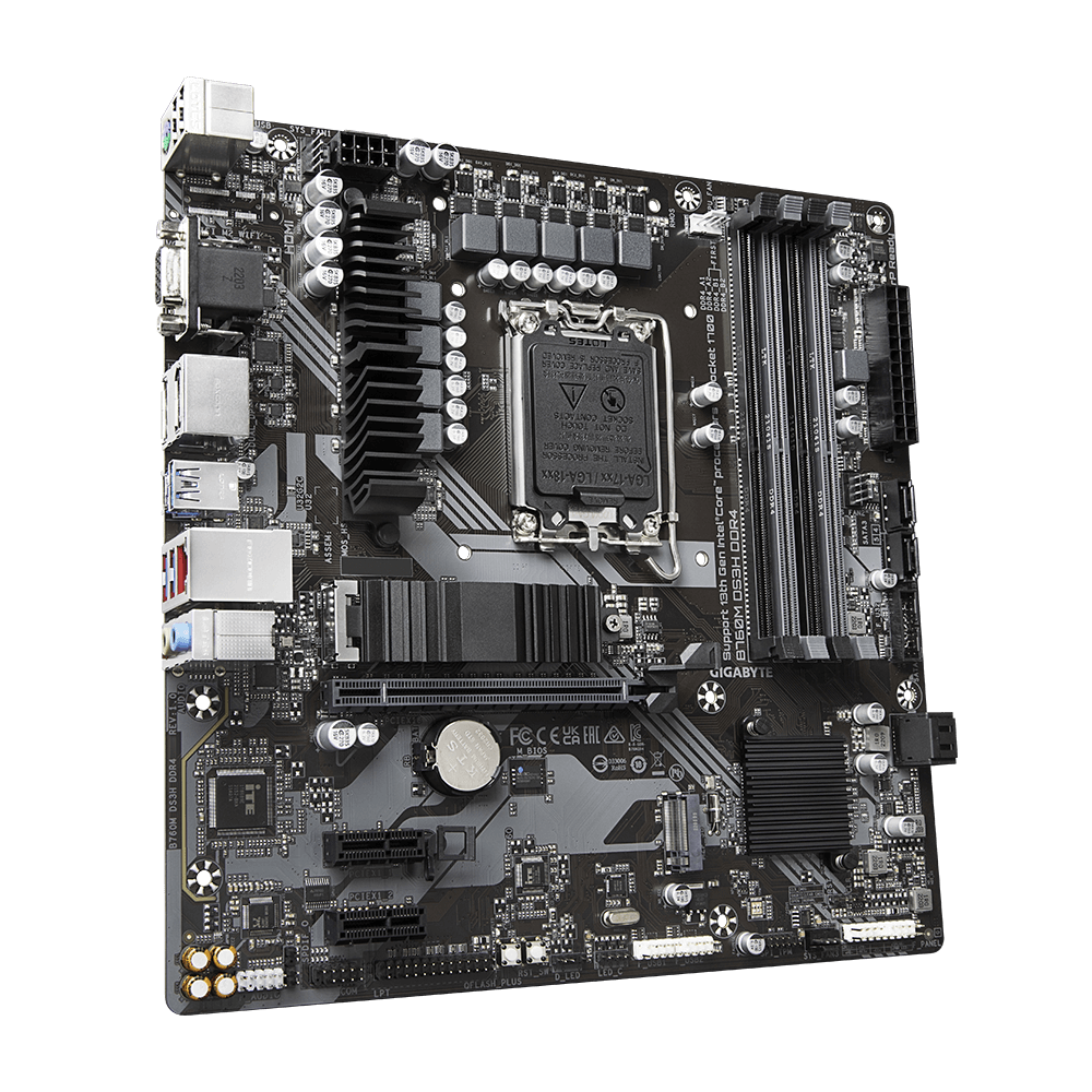 Gigabyte B760M DS3H DDR4 Motherboard