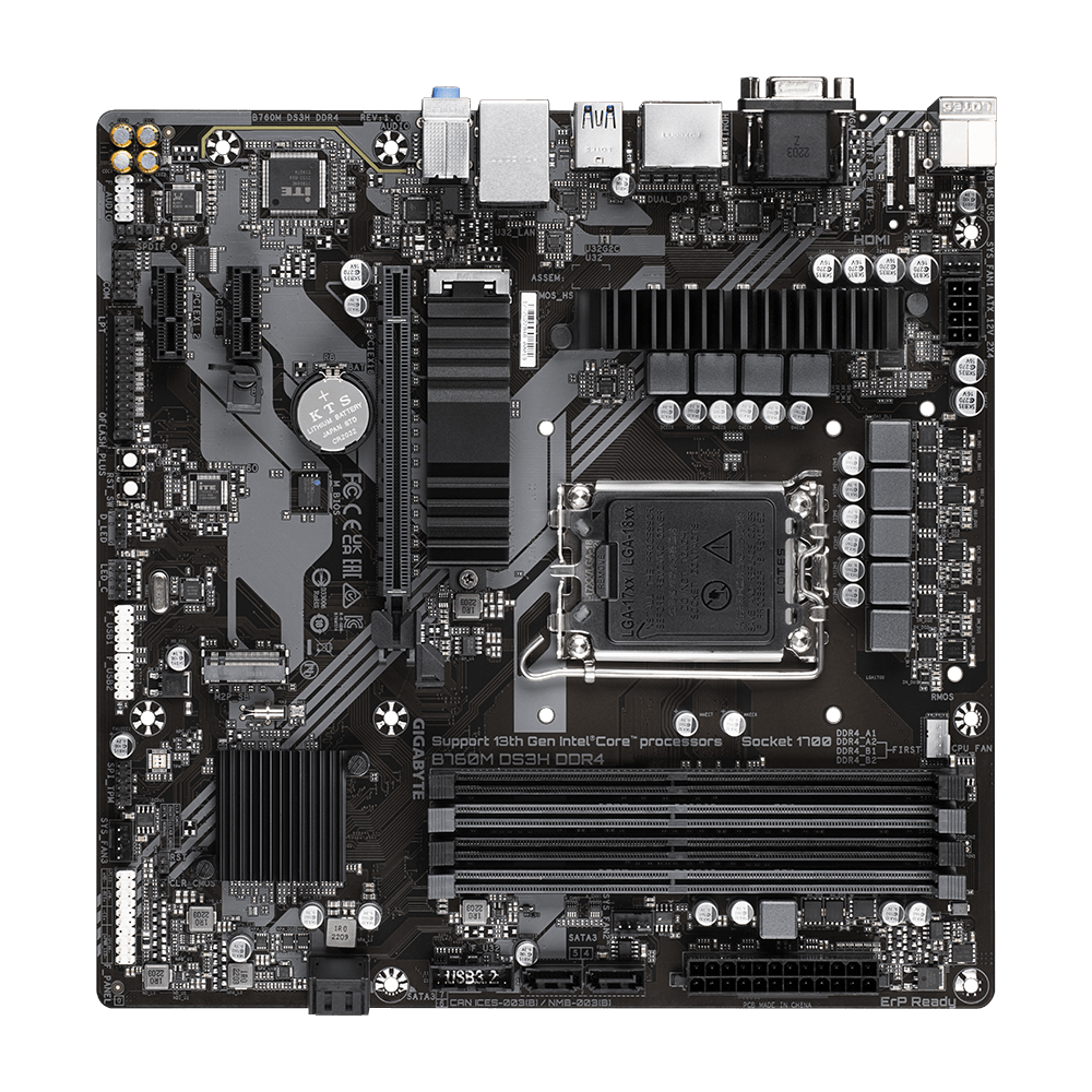 Gigabyte B760M DS3H DDR4 Motherboard