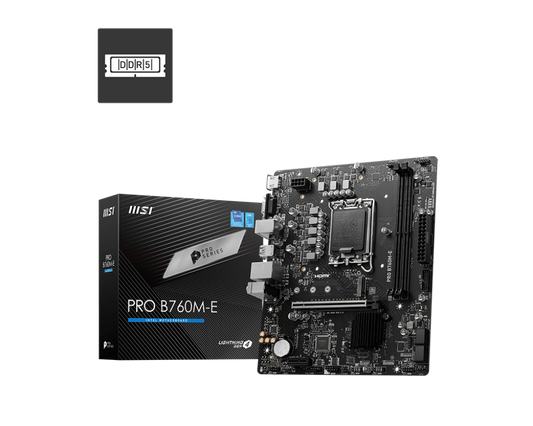 MSI Pro B760M-E DDR5 Motherboard