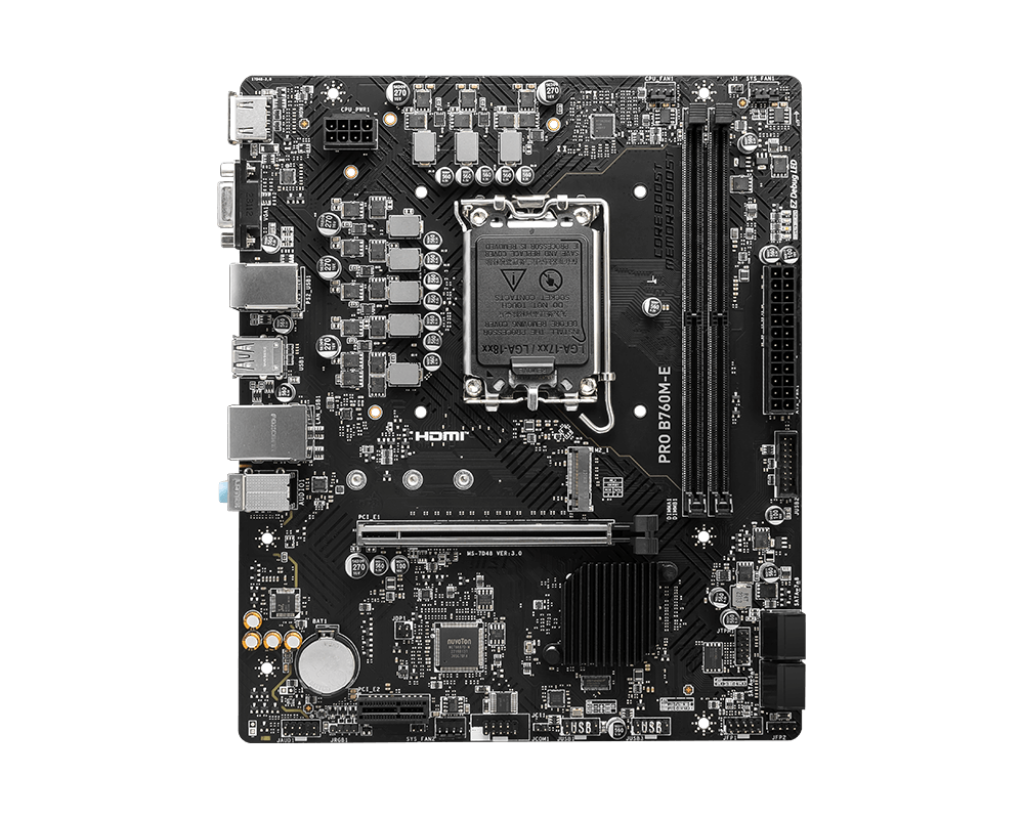 MSI Pro B760M-E DDR5 Motherboard