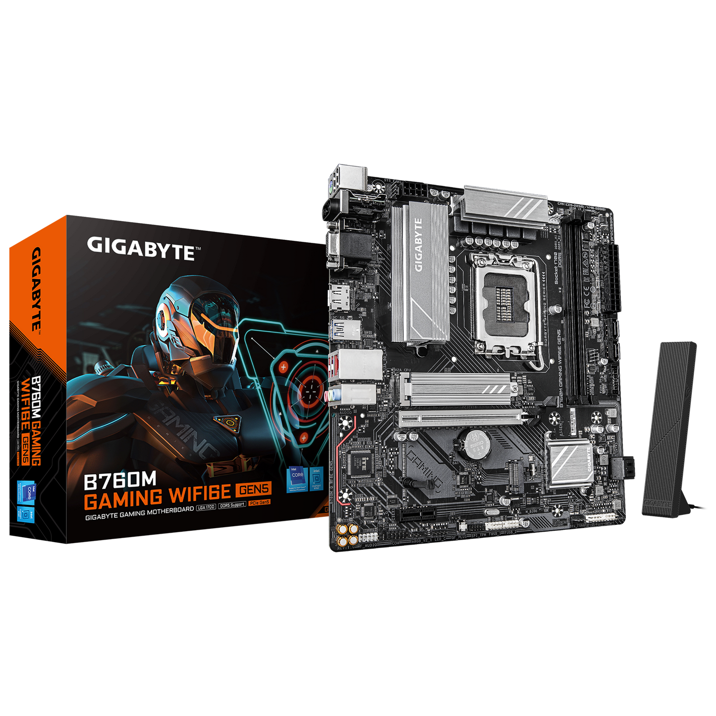 Gigabyte B760 Gaming WiFi6E Gen5 Motherboard with LGA1700 socket