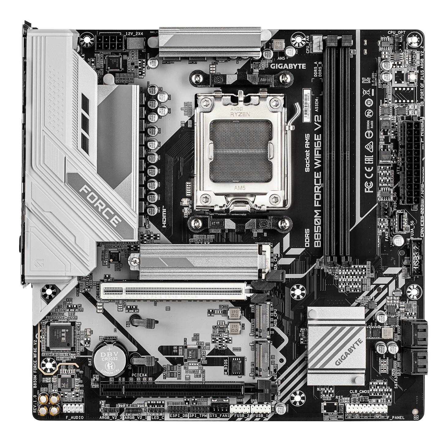 Gigabyte B850M Force WiFi 6E V2 Motherboard high-speed WiFi 6E connectivity