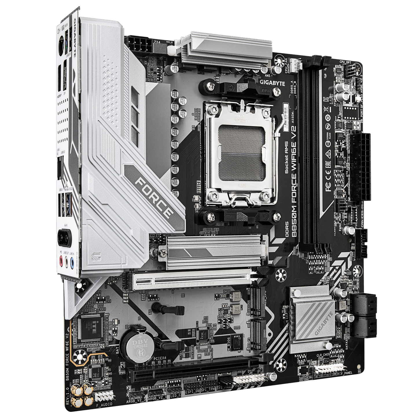 Gigabyte B850M Force WiFi 6E V2 Motherboard storage options