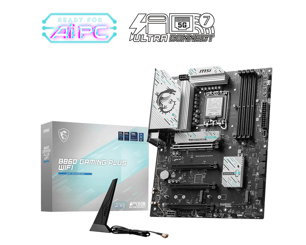 MSI B860 Gaming Plus WiFi Motherboard