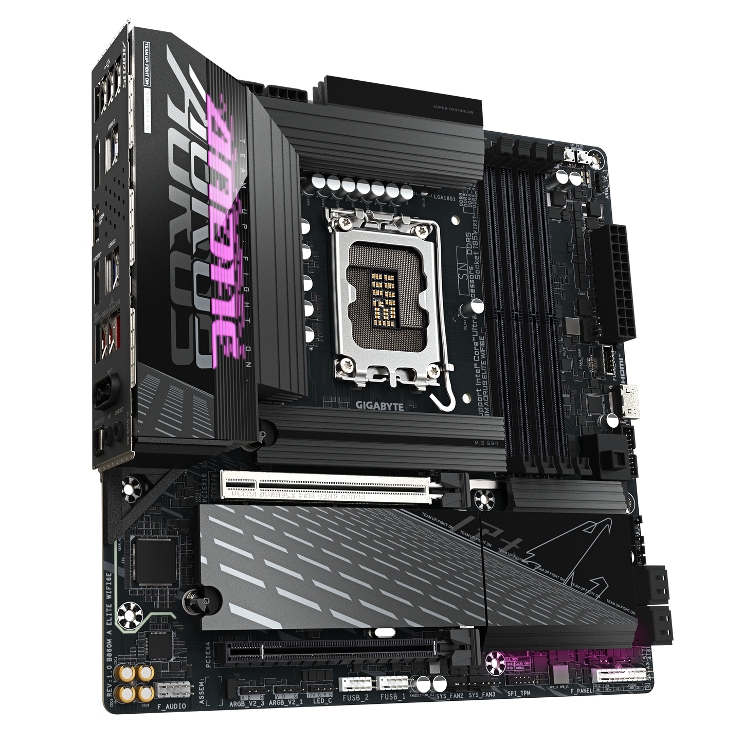 Gigabyte B860M Aorus Elite WiFi6E Motherboard networking features with WiFi 6E and 2.5G LAN support