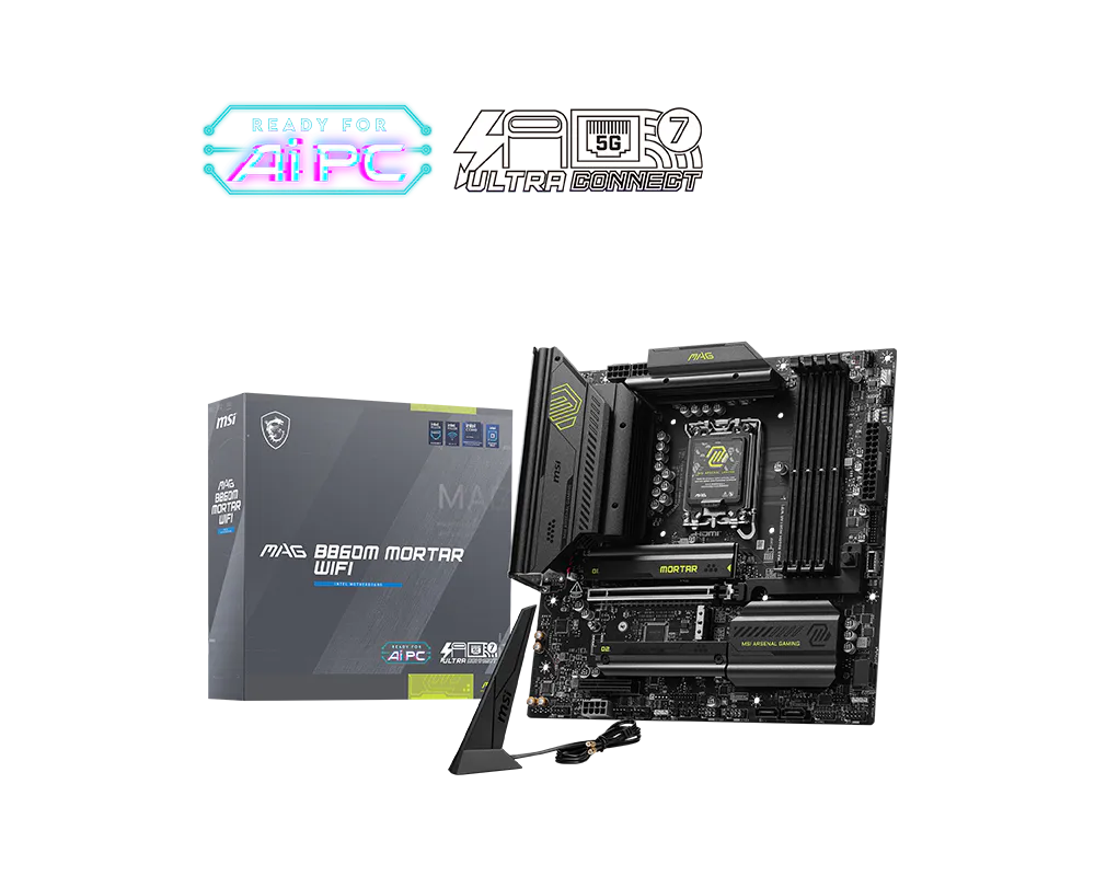 MSI B860M Mortar WiFi Motherboard