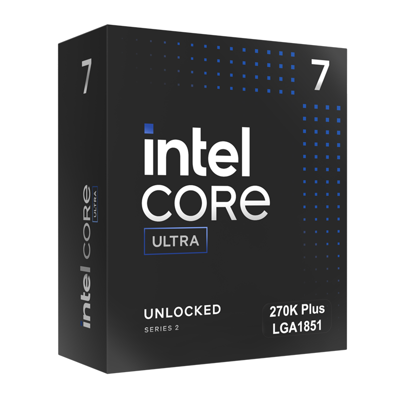Intel Core Ultra 7 Processor 270K Plus — 36M Cache | Up to 5.50 GHz | LGA1851 | Arrow Lake | AI PC | 36 TOPS