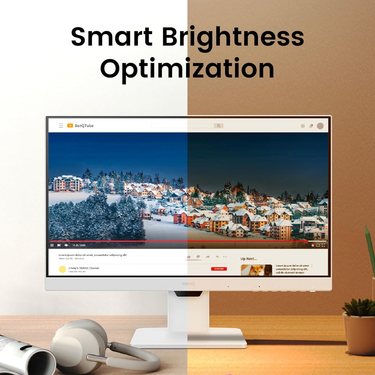 BenQ GW2486TC I 23.8" 100Hz Ergonomic USB-C Home Office Monitor