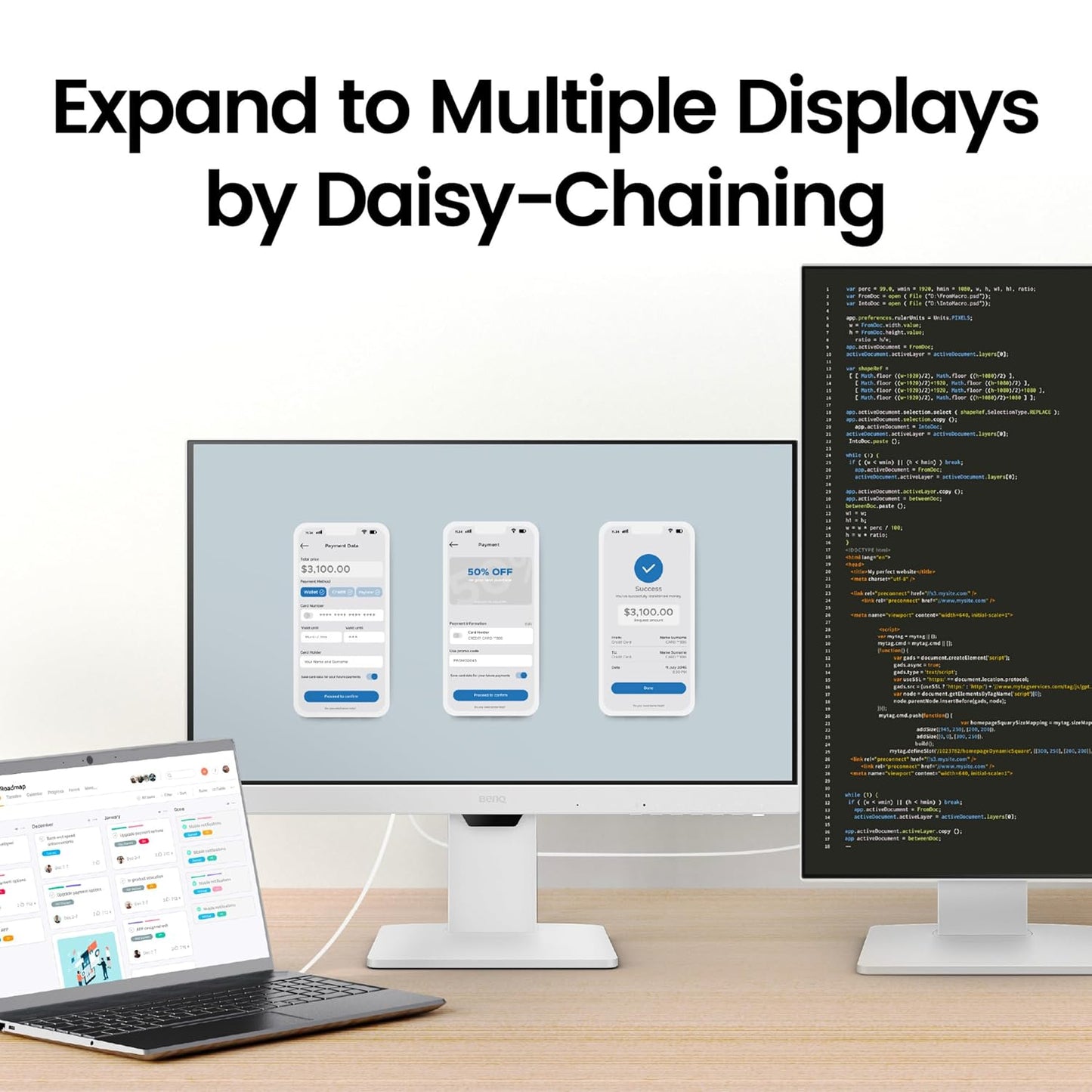 BenQ GW2486TC I 23.8" 100Hz Ergonomic USB-C Home Office Monitor