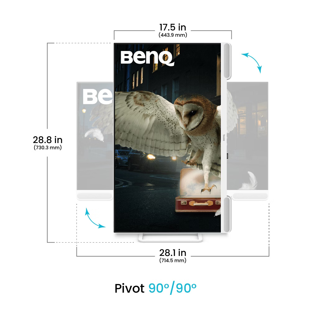 BenQ EW3290U｜32" 4K IPS Entertainment Monitor with treVolo Speakers & Remote Control