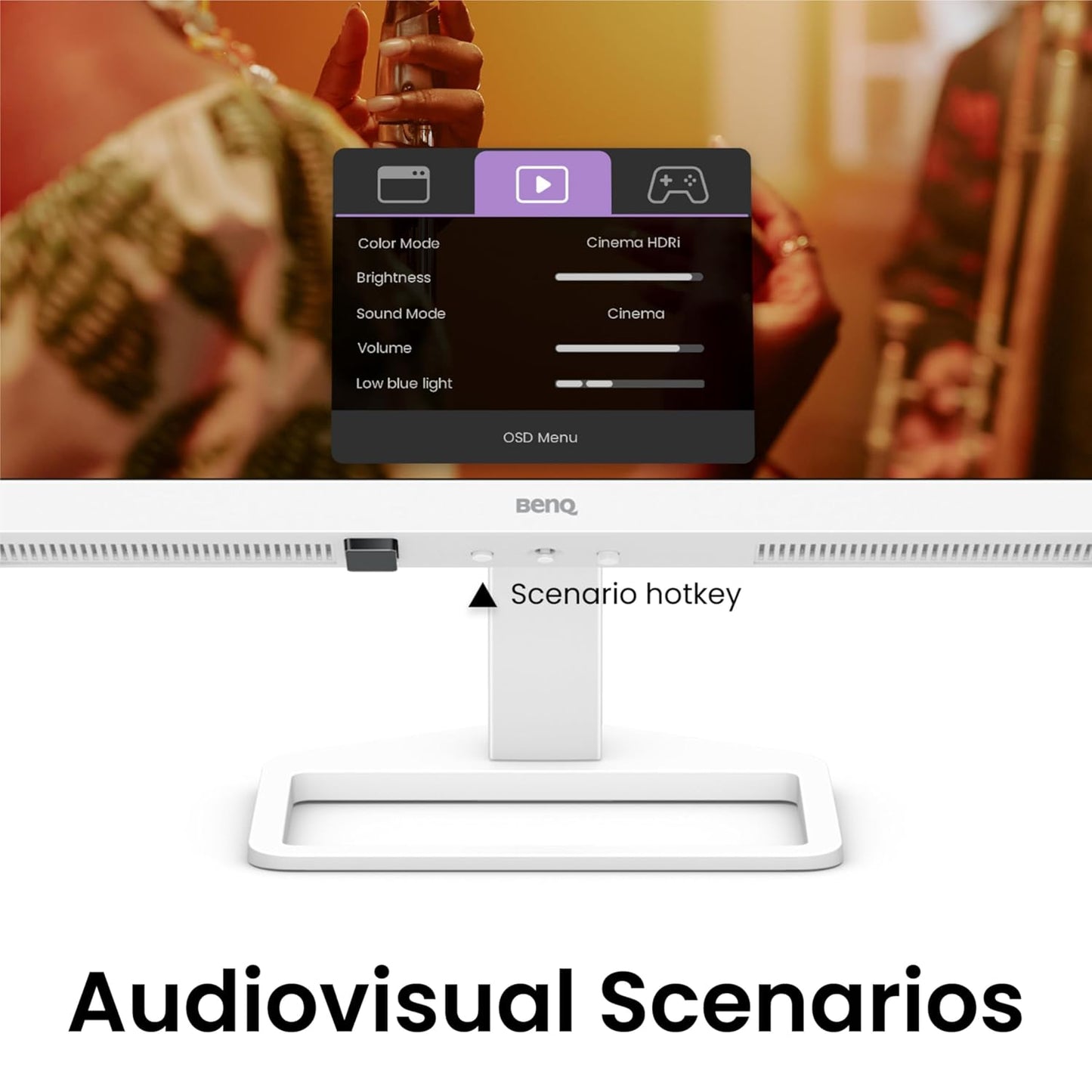 BenQ EW3290U｜32" 4K IPS Entertainment Monitor with treVolo Speakers & Remote Control