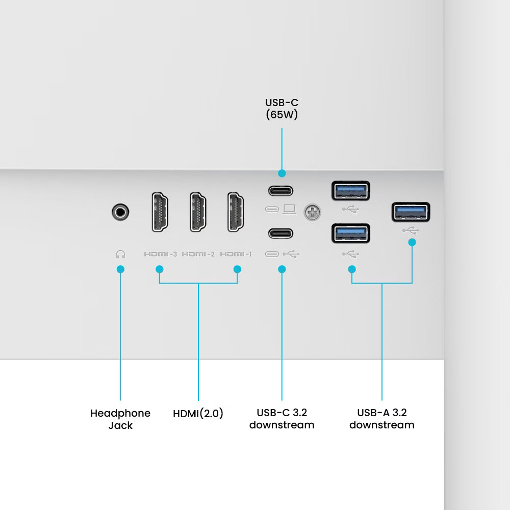 BenQ EW3290U｜32" 4K IPS Entertainment Monitor with treVolo Speakers & Remote Control