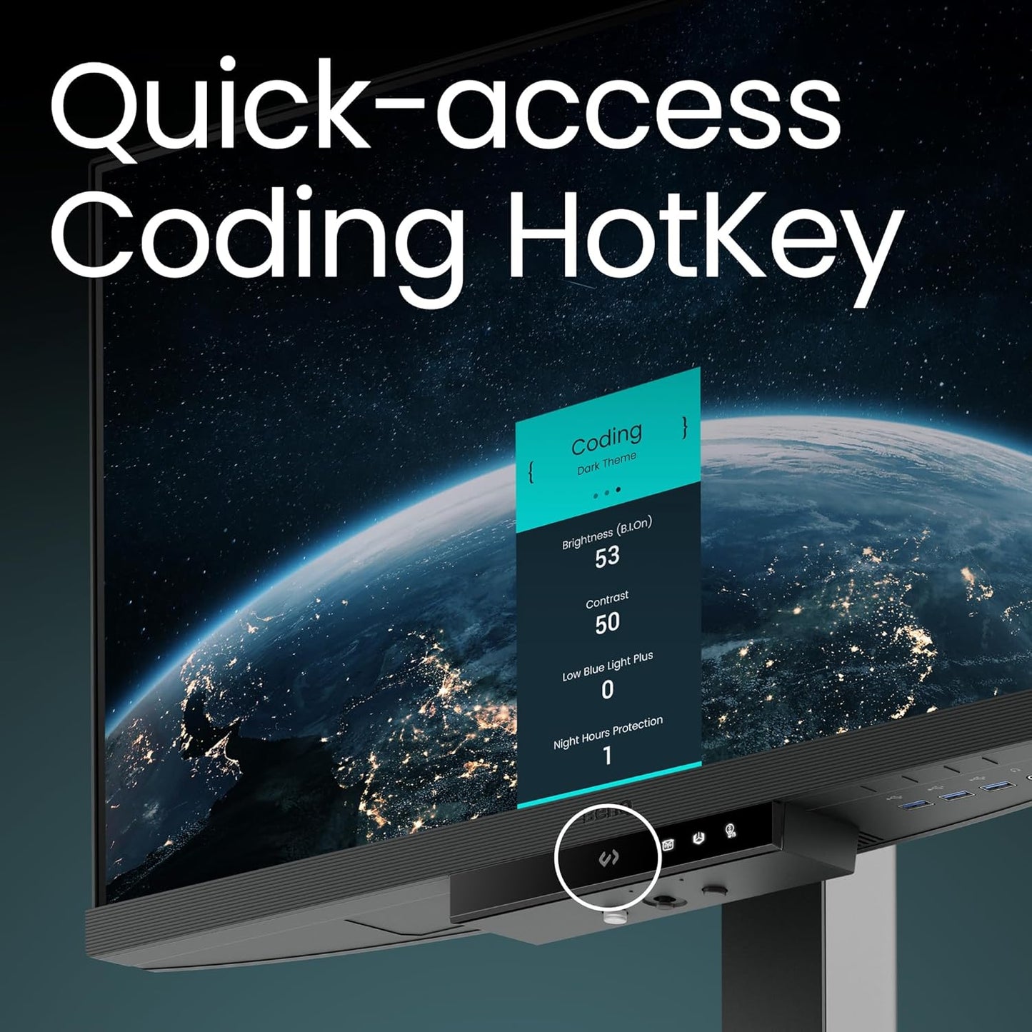 BenQ RD240Q｜24.1” 16:10 WQXGA USB-C Ergonomic Programming Monitor