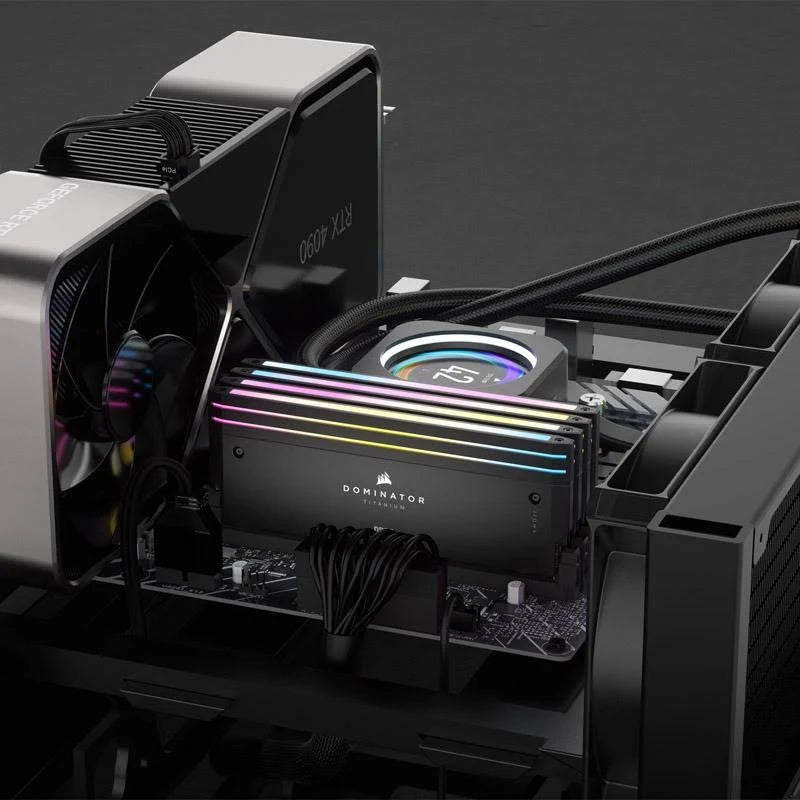 Corsair Dominator Titanium RGB DDR5 Desktop Memory | Multiple Sizes, Speeds & CAS Latency Options