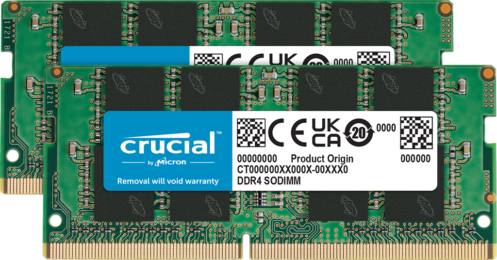Crucial Basics SO-DIMM DDR4 Laptop Memory Modules (All Variants)
