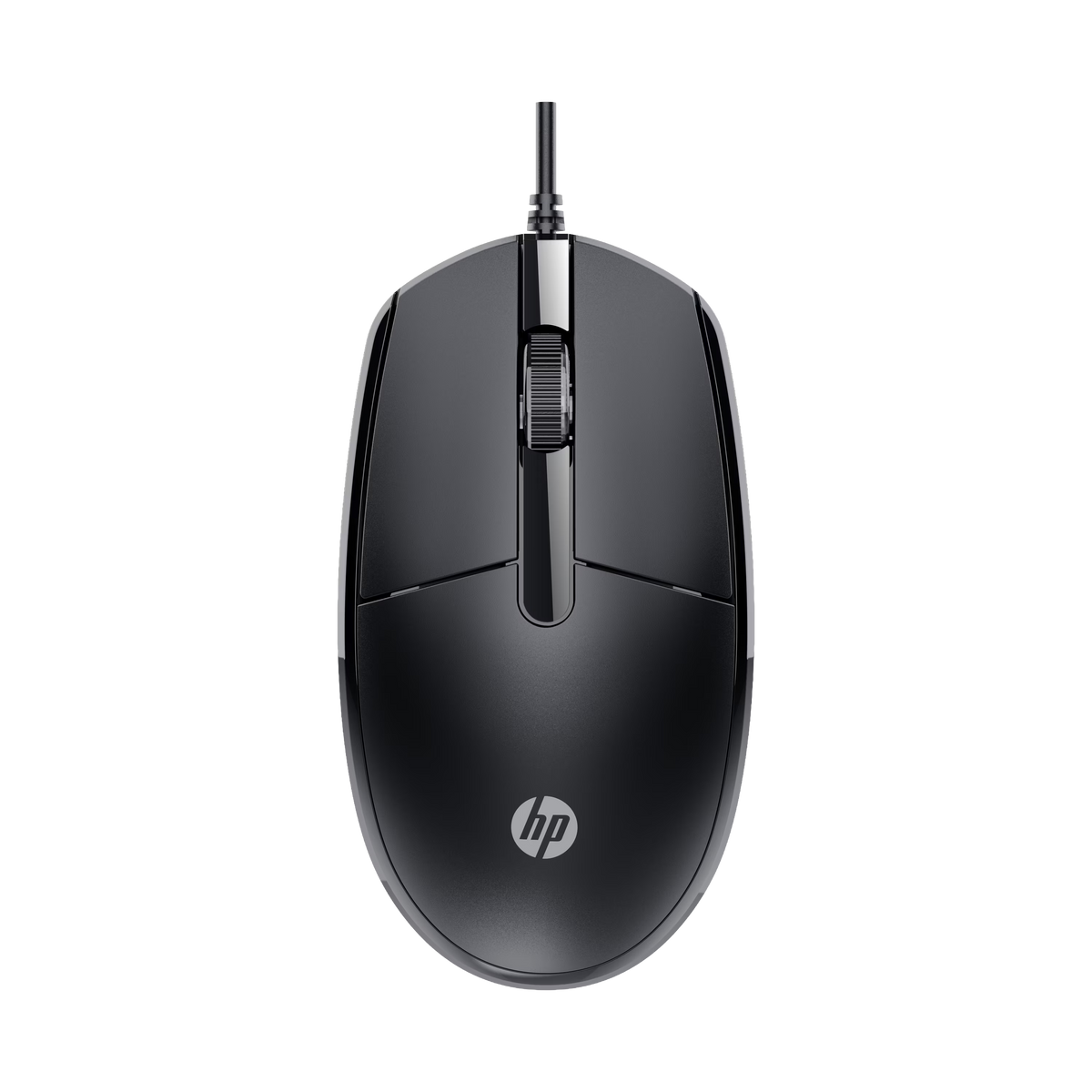 HP M10 G2 Wired USB Optical Mouse (CV3G9AA#ACJ) — 1200 DPI | 3 Buttons | USB 2.0 | Ambidextrous | 1.5m Cable | Plug & Play | Black | 1-Year HP Warranty