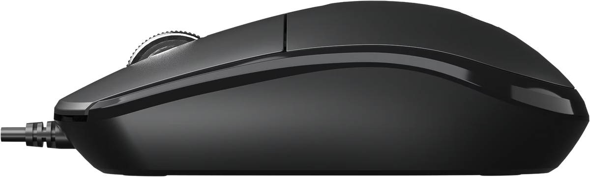 HP M10 G2 Wired USB Optical Mouse (CV3G9AA#ACJ) — 1200 DPI | 3 Buttons | USB 2.0 | Ambidextrous | 1.5m Cable | Plug & Play | Black | 1-Year HP Warranty